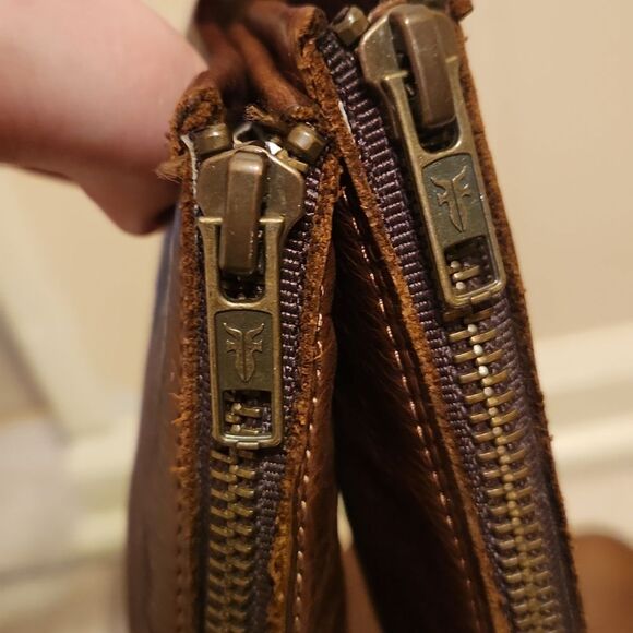 Frye Women's Phillip Harness Dark Brown Tall Brown Riding Boots Size 8.5 - Picture 6 of 14